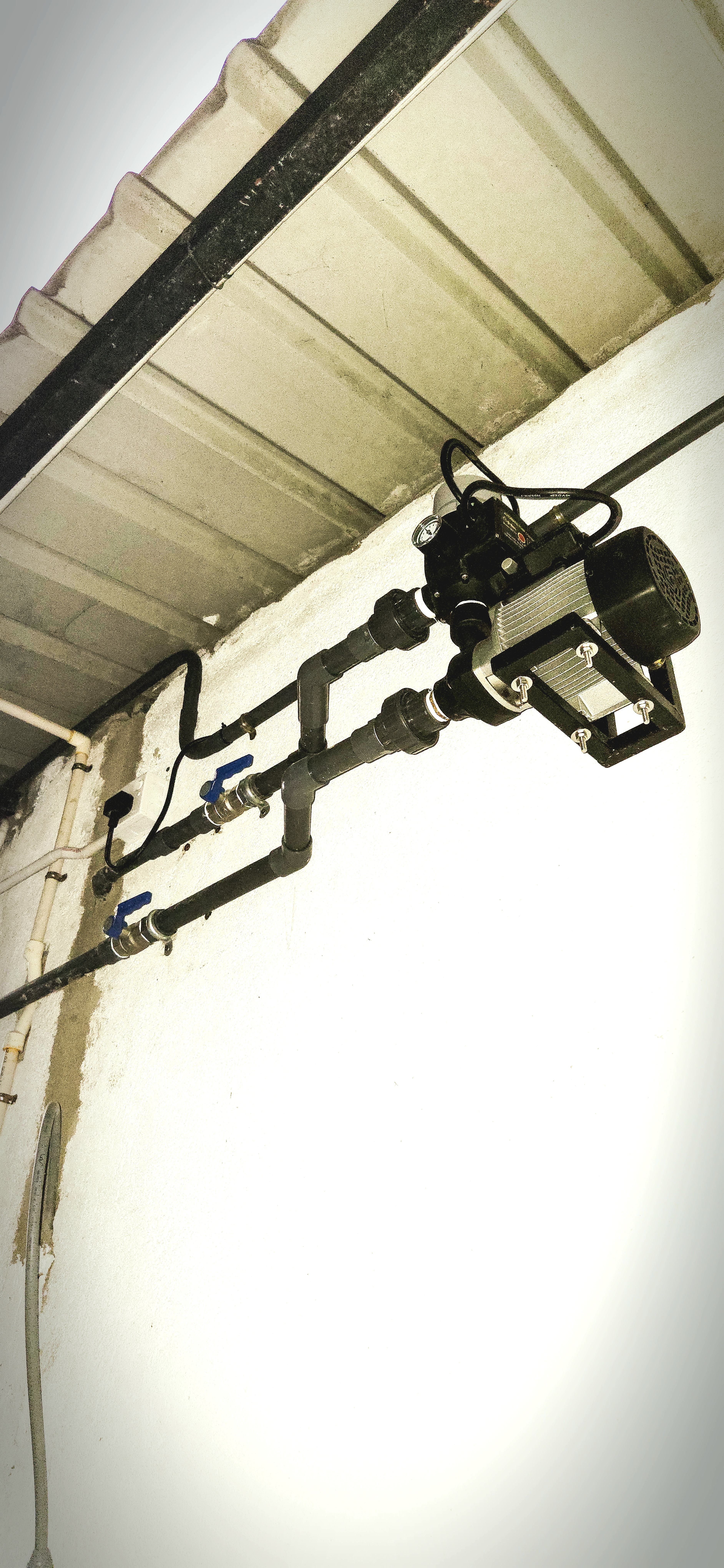 Pressure pump installation for client work 1